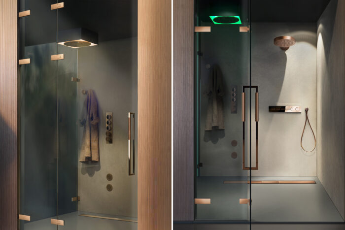 Kombination der GESSI Shower G mit Smart-Home-Technologien